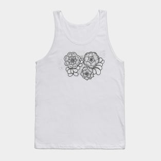 Doodle Fowers Tank Top